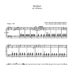 Perfect - Ed Sheeran (nuty pdf na akordeon)
