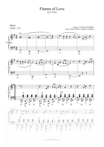 Flames Of Love - Fancy (nuty pdf)