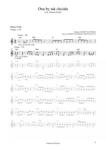 Ona by tak chciała - Ronnie Ferrari (nuty pdf)