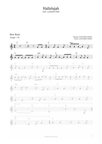 Hallelujah - L. Cohen C zw.jpg