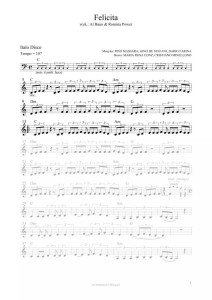 Felicita - Al Bano & Romina Power (nuty pdf)