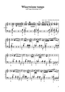 Wkurzone Tango - Arkadiusz Korytkowski (nuty pdf)
