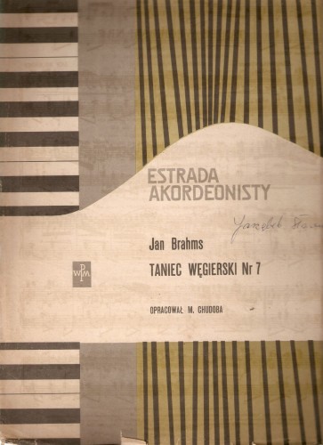 Estrada akordeonisty Taniec węgierski nr 7 J. Brahms przód.jpg