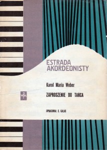 Estrada Akordeonisty - Zaproszenie do tańca - Karol Maria Weber, opr. S. Galas