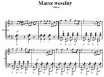 Marsz weselny dla Pary Młodej (nuty pdf)