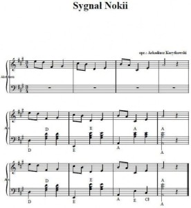 Sygnał Nokii (Nokia Tune) (nuty pdf)