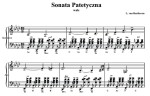 Walc "Sonata Patetyczna" - L. van Beethoven (nuty pdf)